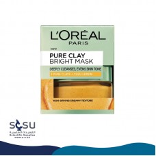 Loreal Paris Pure Clay Bright Face Mask - 50 ml