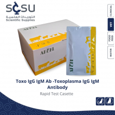 اختبار سريع للأجسام المضادة لتوكسوبلازما في القطط والكلاب - دم / مصل / بلازما - 10 اختبارات اختبار سريع للأجسام المضادة لتوكسوبلازما في القطط والكلاب - دم / مصل / بلازما - 10 اختبارات