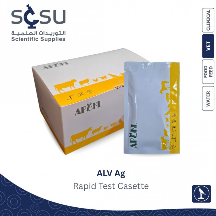 ALV Ag - Avian Leukosis Antigen Rapid Test - Meconium / Cloaca Swab / Egg White - APOKI - 10T