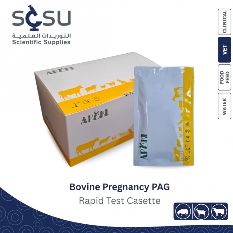Bovine Pregnancy (PAG) Rapid Test - Bovine, Sheep & Goat - WB / Plasma / Serum- APOKI - 10T Bovine Pregnancy (PAG) Rapid Test - Bovine, Sheep & Goat - WB / Plasma / Serum- APOKI - 10T