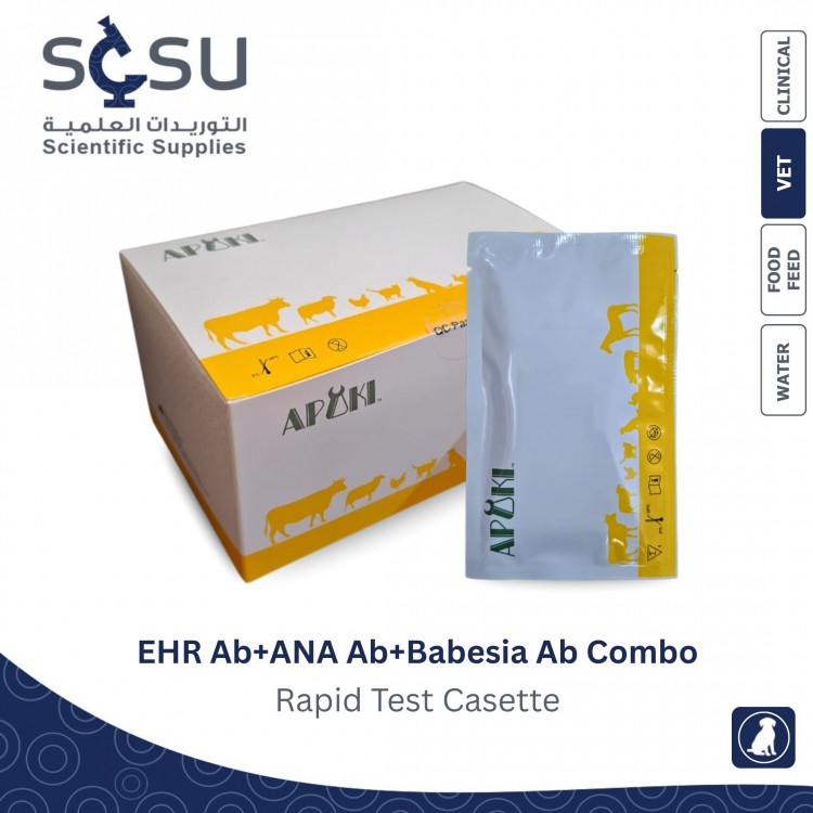 Canine Ehrlichia + Anaplasma + Babesia Antibody Combo Rapid Test - WB / Serum / Plasma - APOKI - 10T Canine Ehrlichia + Anaplasma + Babesia Antibody Combo Rapid Test - WB / Serum / Plasma - APOKI - 10T