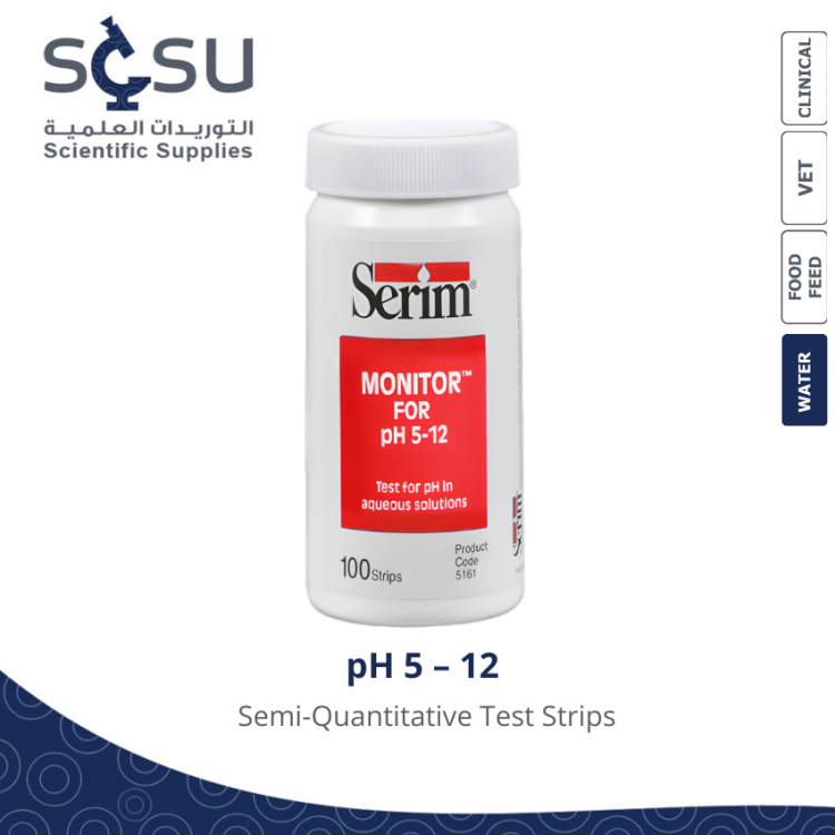 pH 5 – 12 Semi-Quantitative Test Strips pH 5 – 12 Semi-Quantitative Test Strips