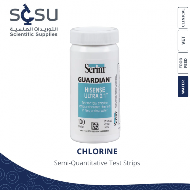 CHLORINE Semi-Quantitative Test Strips